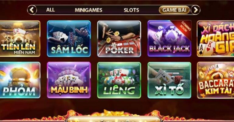 Top 5 Game Bài Đổi Thưởng Tại Sunwin Được Người Chơi Yêu Thích Nhất